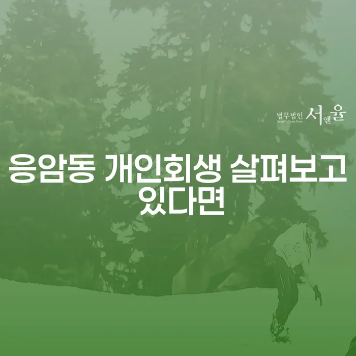 응암동 개인회생 살펴보고 있다면