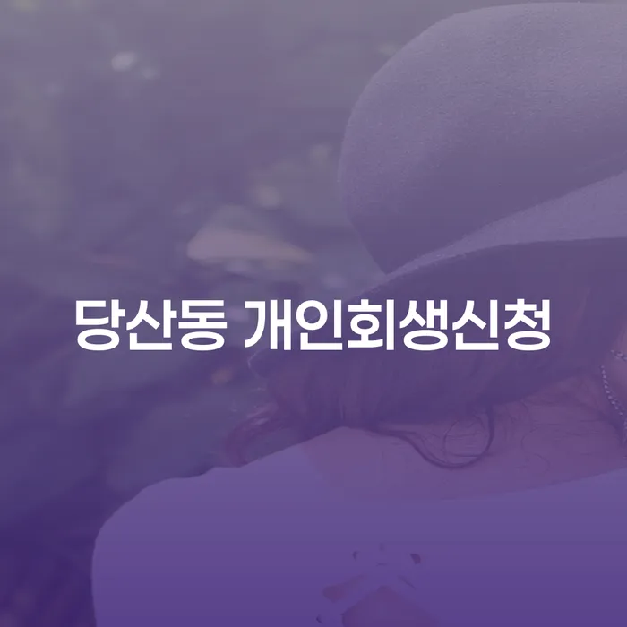 당산동 개인회생신청, 절차와 조건은 무엇인가요?