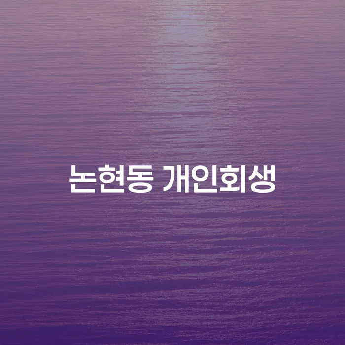논현동 개인회생을 통해 채무 문제를 해결할 수 있을까요?